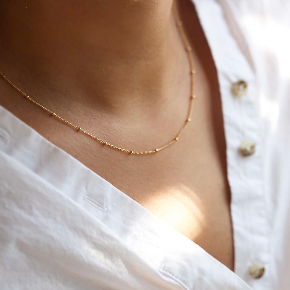 Layered Geometric Pendant Necklace Set (3pcs) – 14K Gold Plated on Stainless Steel