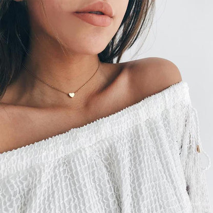 Heart Pendant Necklace – 14K Gold Plated on Stainless Steel